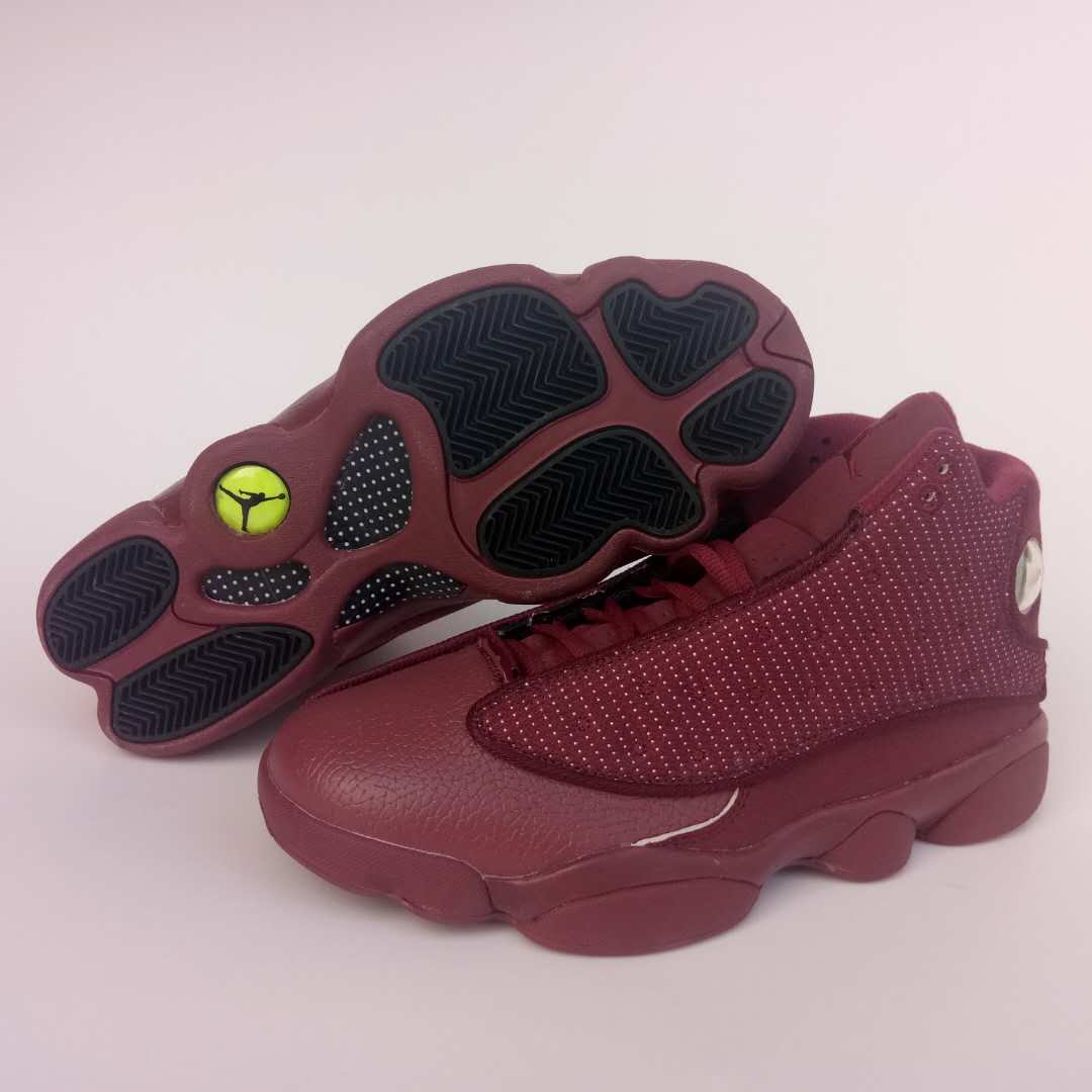 New Air Jordan 13 Retro Wine Red Shoes - Click Image to Close